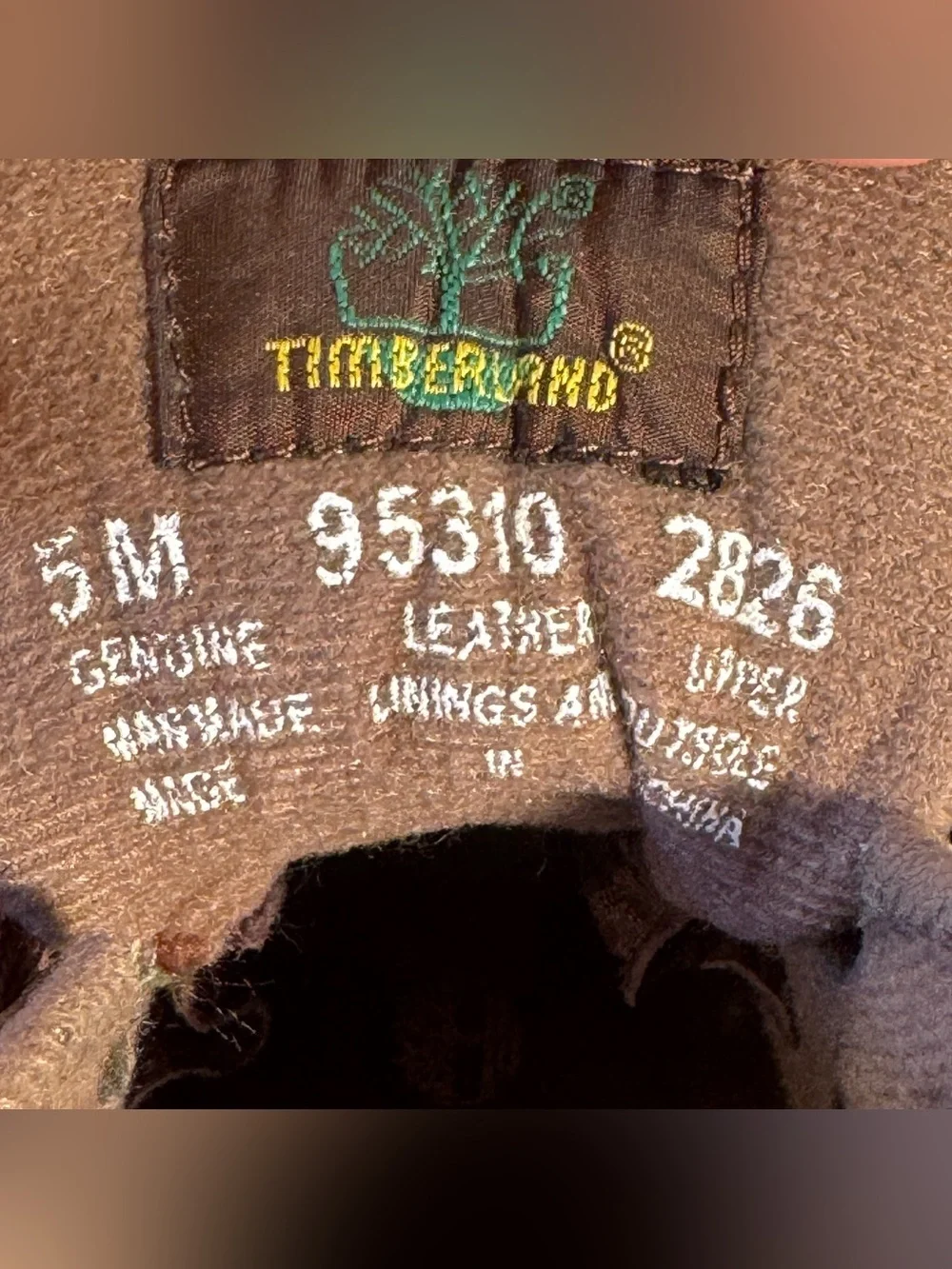 Timberland Euro Hiker 95310 Brown Leather Hiking Boot Men's Size 5